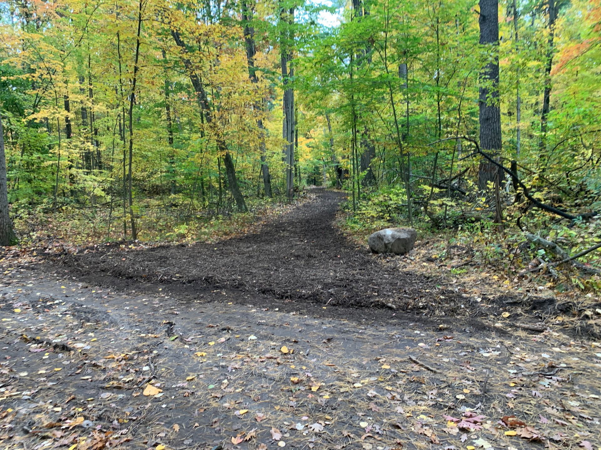Mulch and Rock Installation