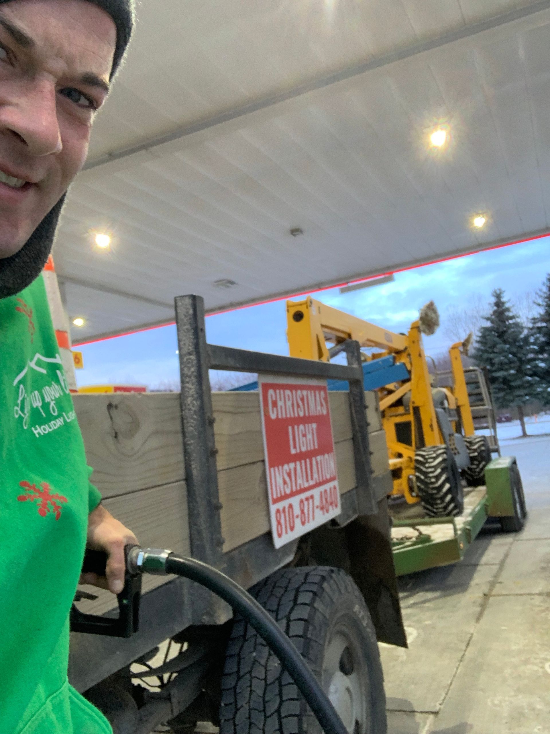 Christmas Light Installation