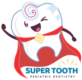 Flying Tooth Superhero | Logo For Super Tooth Pediatric Dentistry in E Norriton PA