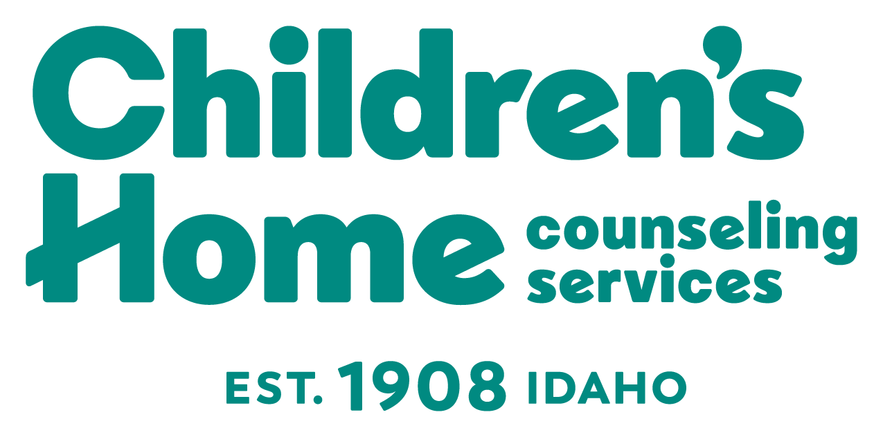 The logo for the children 's home society of idaho