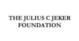 The julius c jeker foundation logo on a white background.