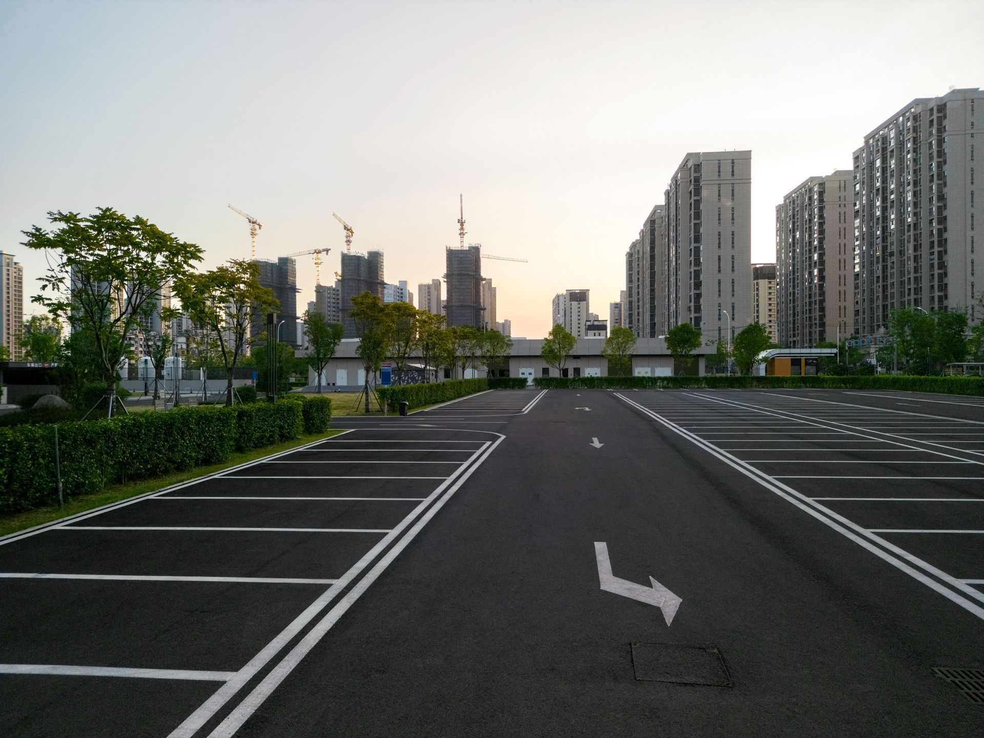 Asphalt Parking Lot — Fort Branch, IN — Dunn-Rite Asphalt