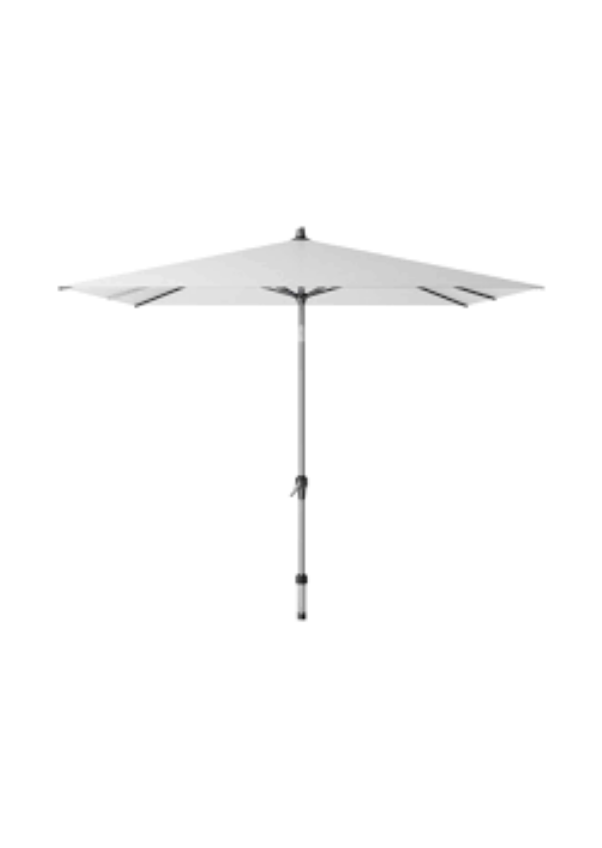 Parasol + parasolvoet (wit)