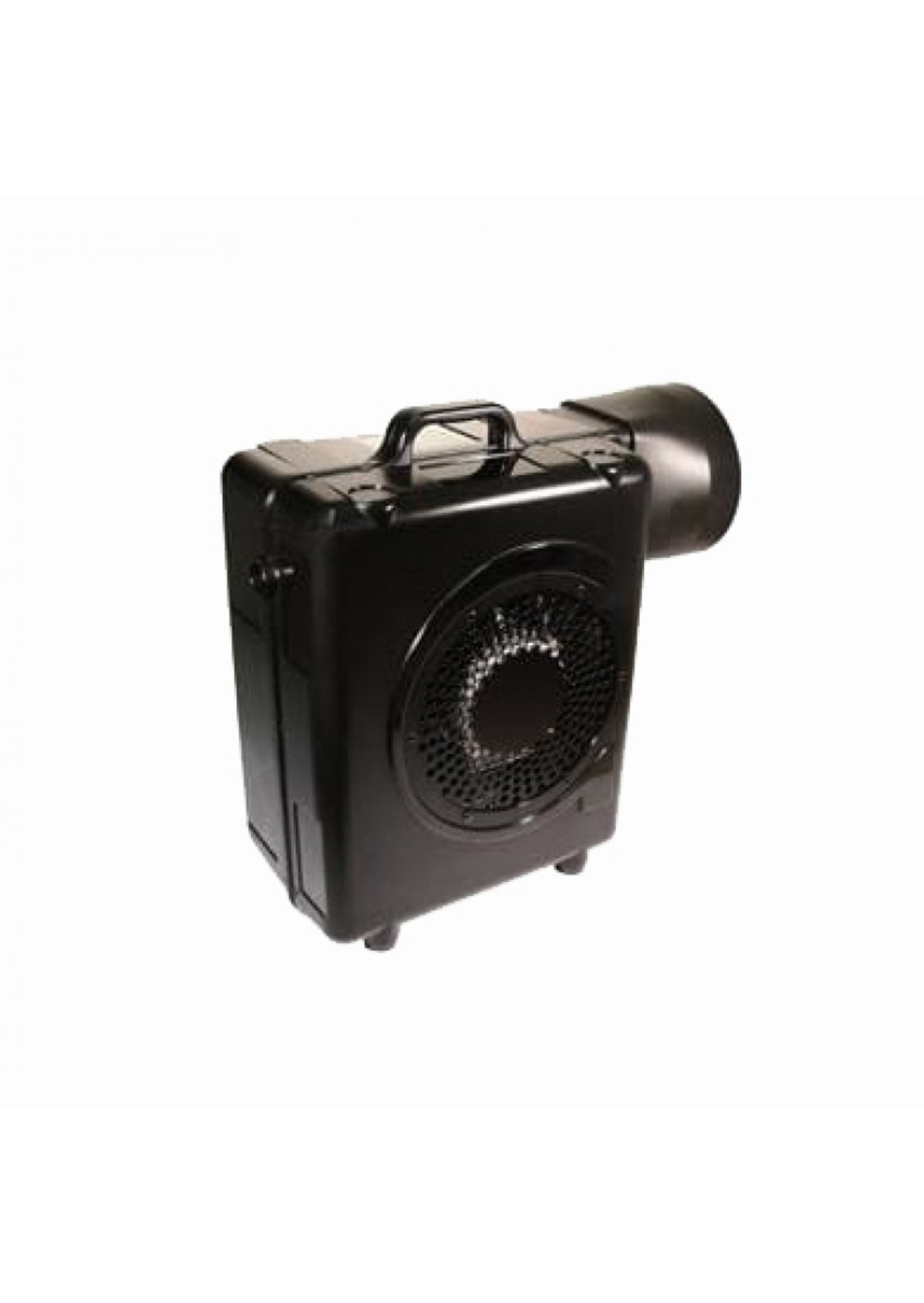 Luchtblazer springkasteel (zwart)