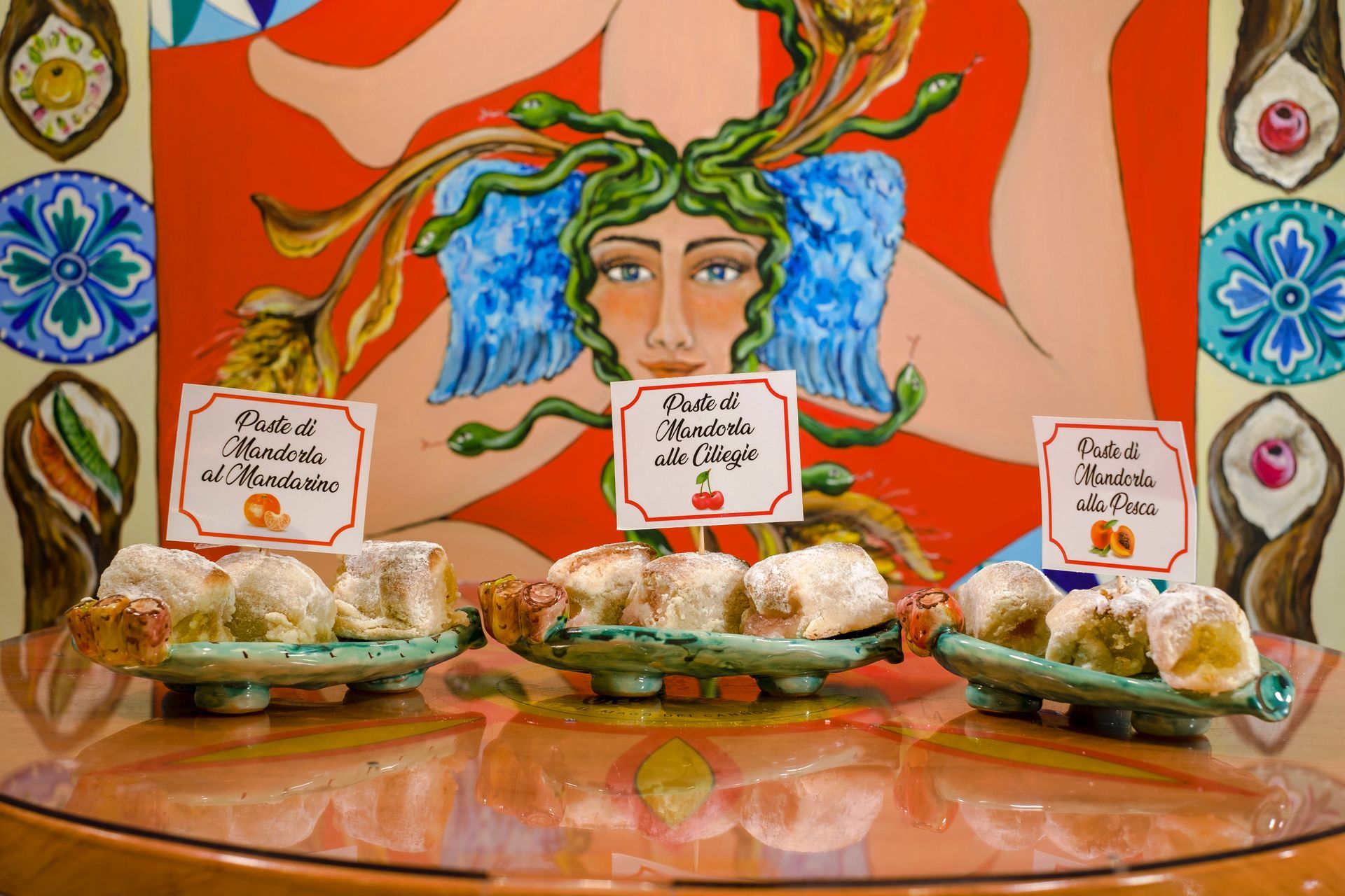 Paste di mandorla frutta