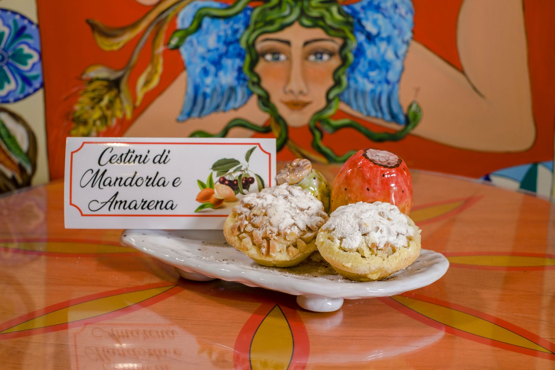 Cestini mandorla e amarena