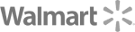 Walmart logo: gray text and starburst.