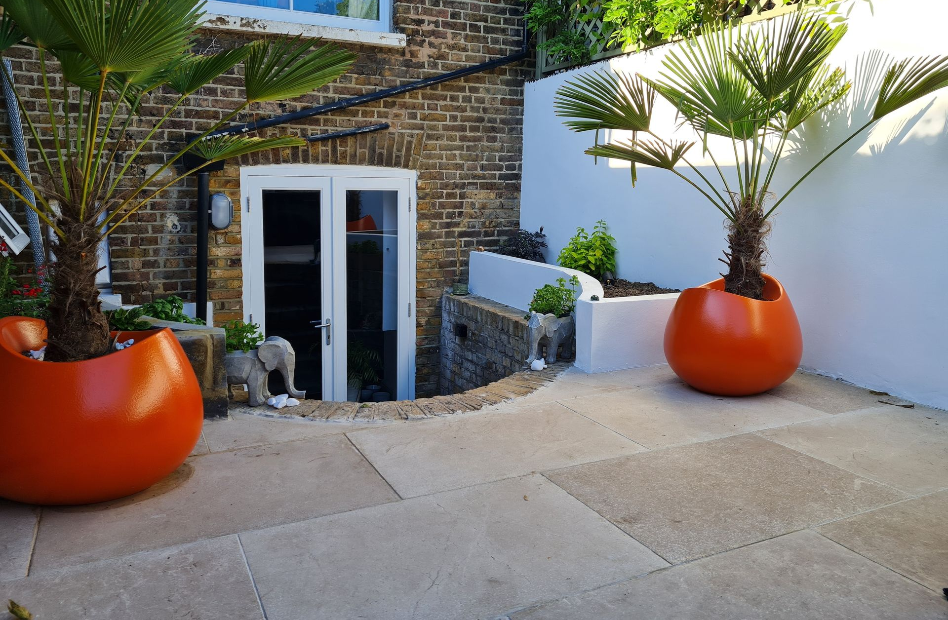 Unique shape planters