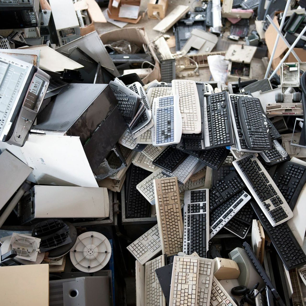 Pile Of Electronics - Bluffdale, UT - Trash Panda Disposal