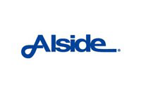 Alside logo in dark blue font.
