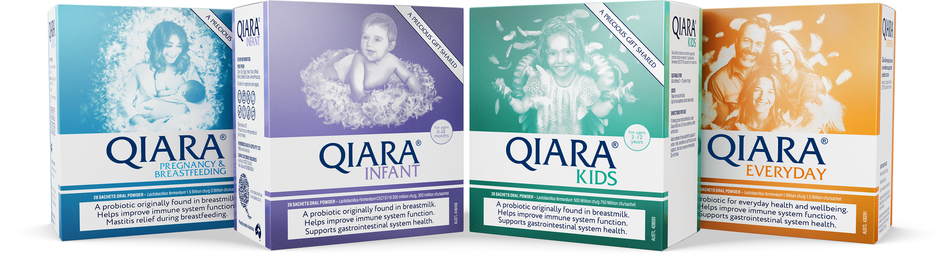 Qiara probiotics range
