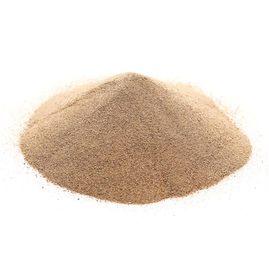 A pile of sand on a white background.