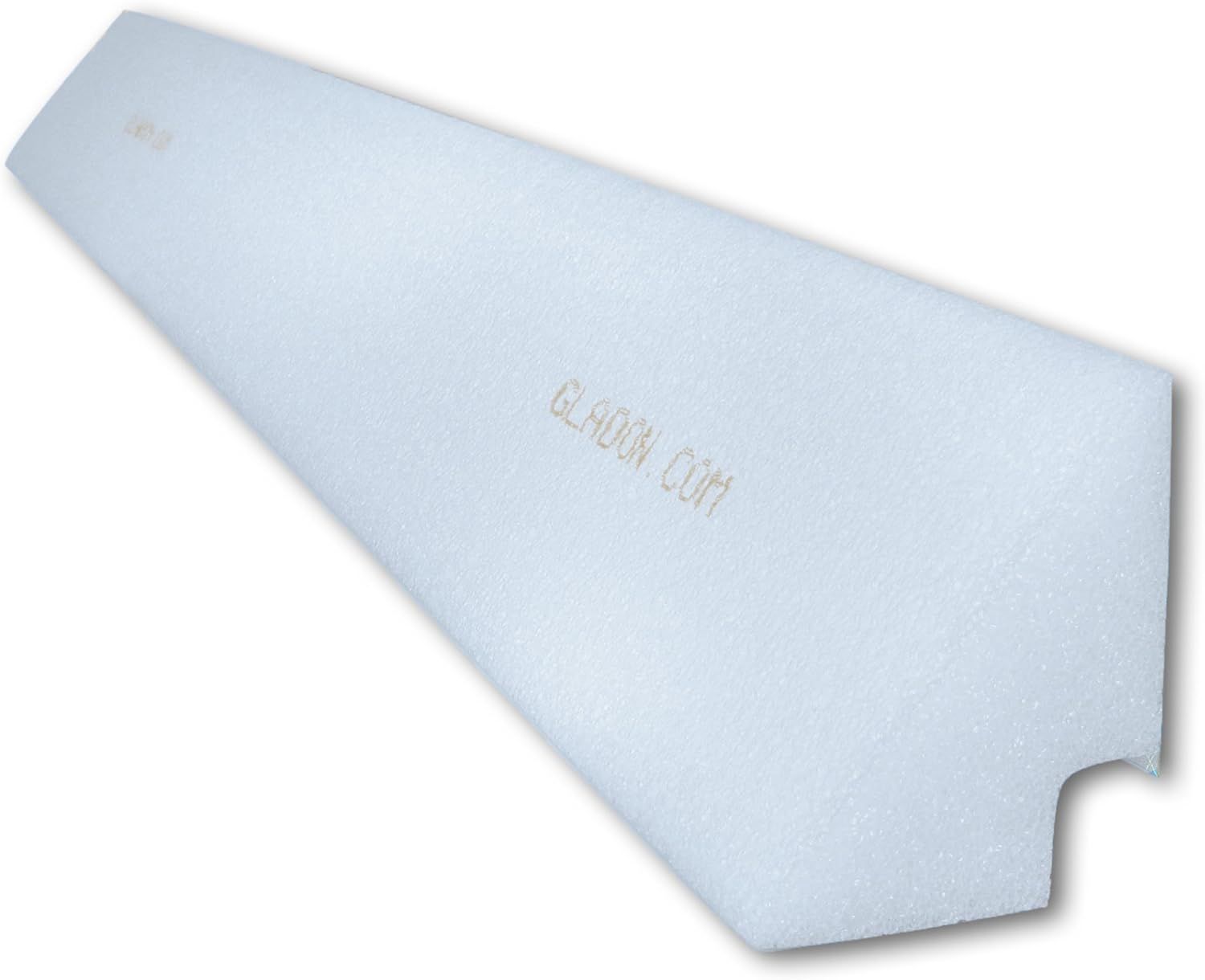 A piece of white foam that says g-40k l100 on it