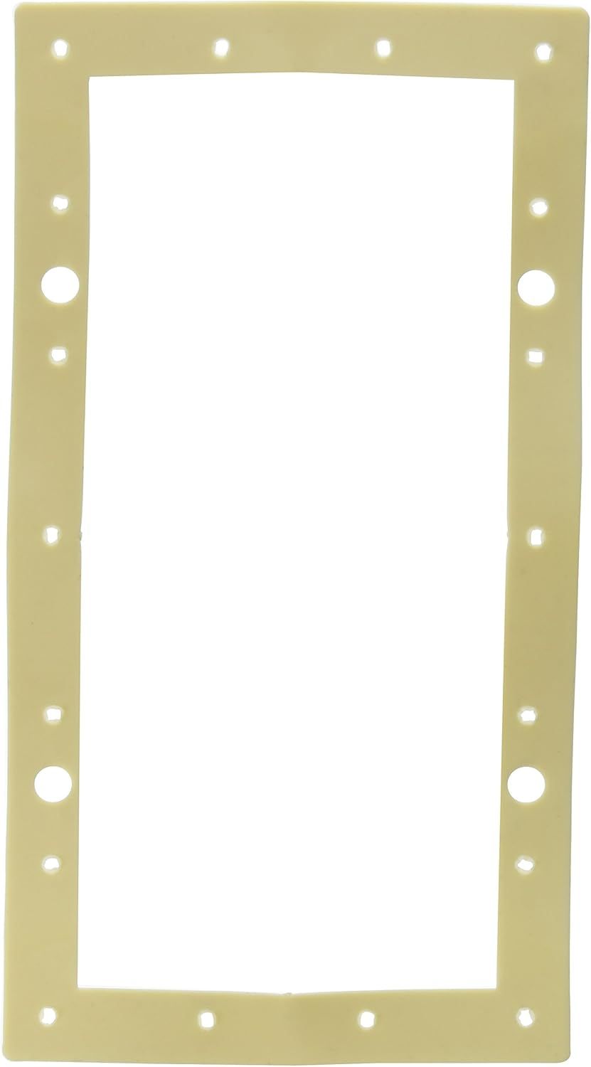 A picture of a rubber gasket with holes in it on a white background.
