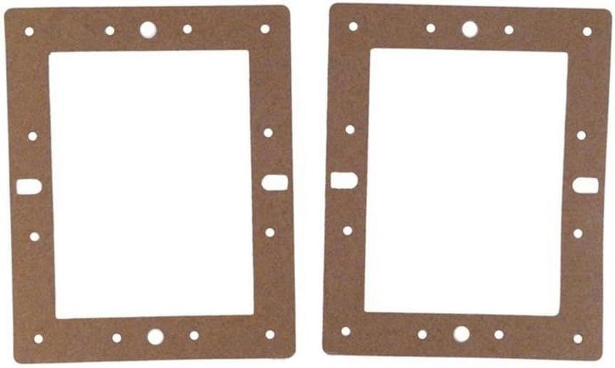 Two brown frames with holes in them on a white background