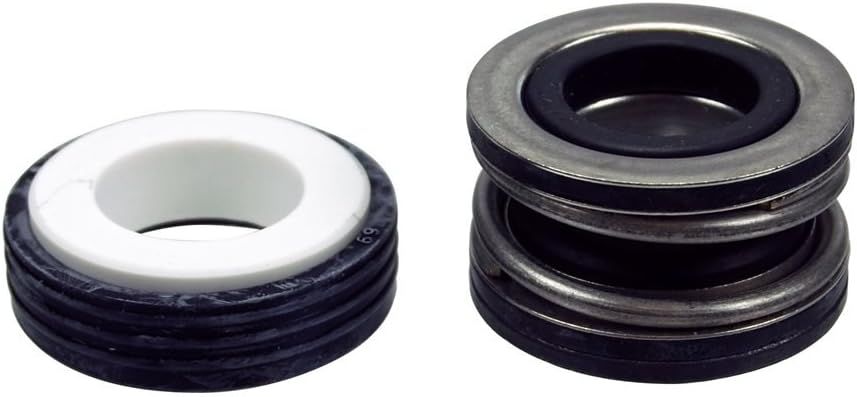 A close up of two seals on a white background