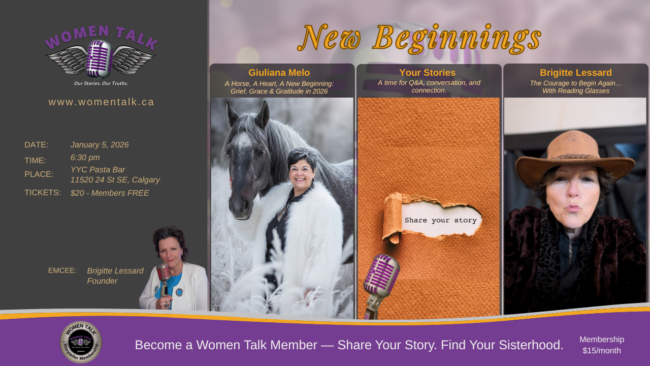 Women Talk January 5, 2025 Calgary