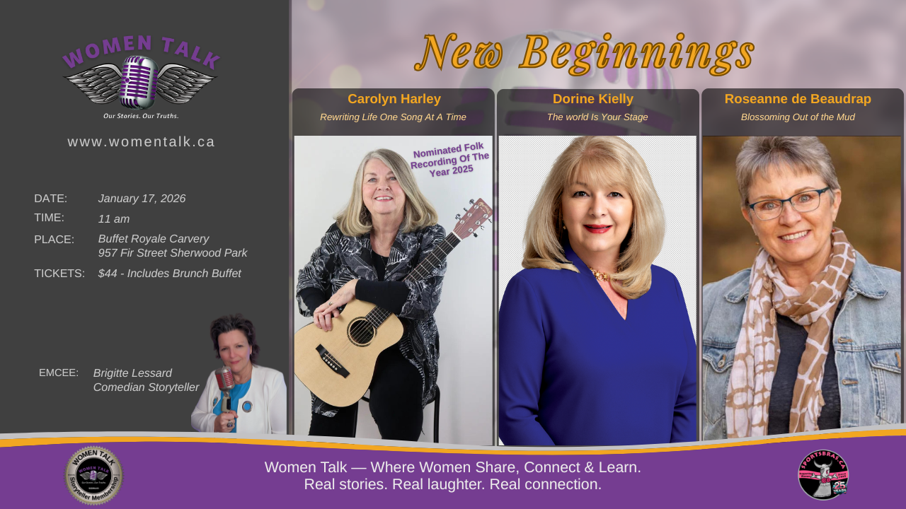 Women Talk Sherwood park January 17, 2025