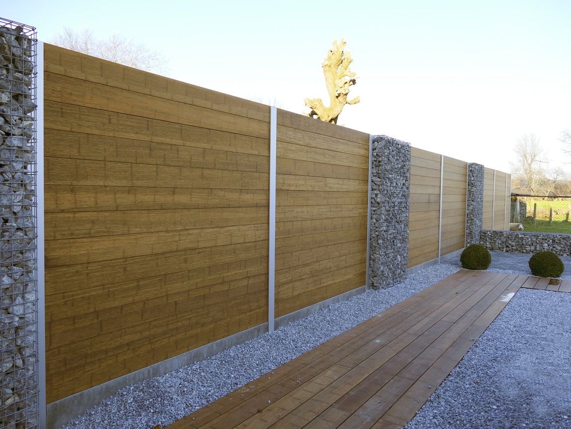 aluminium palen voor hardhouten tand- en groef planken