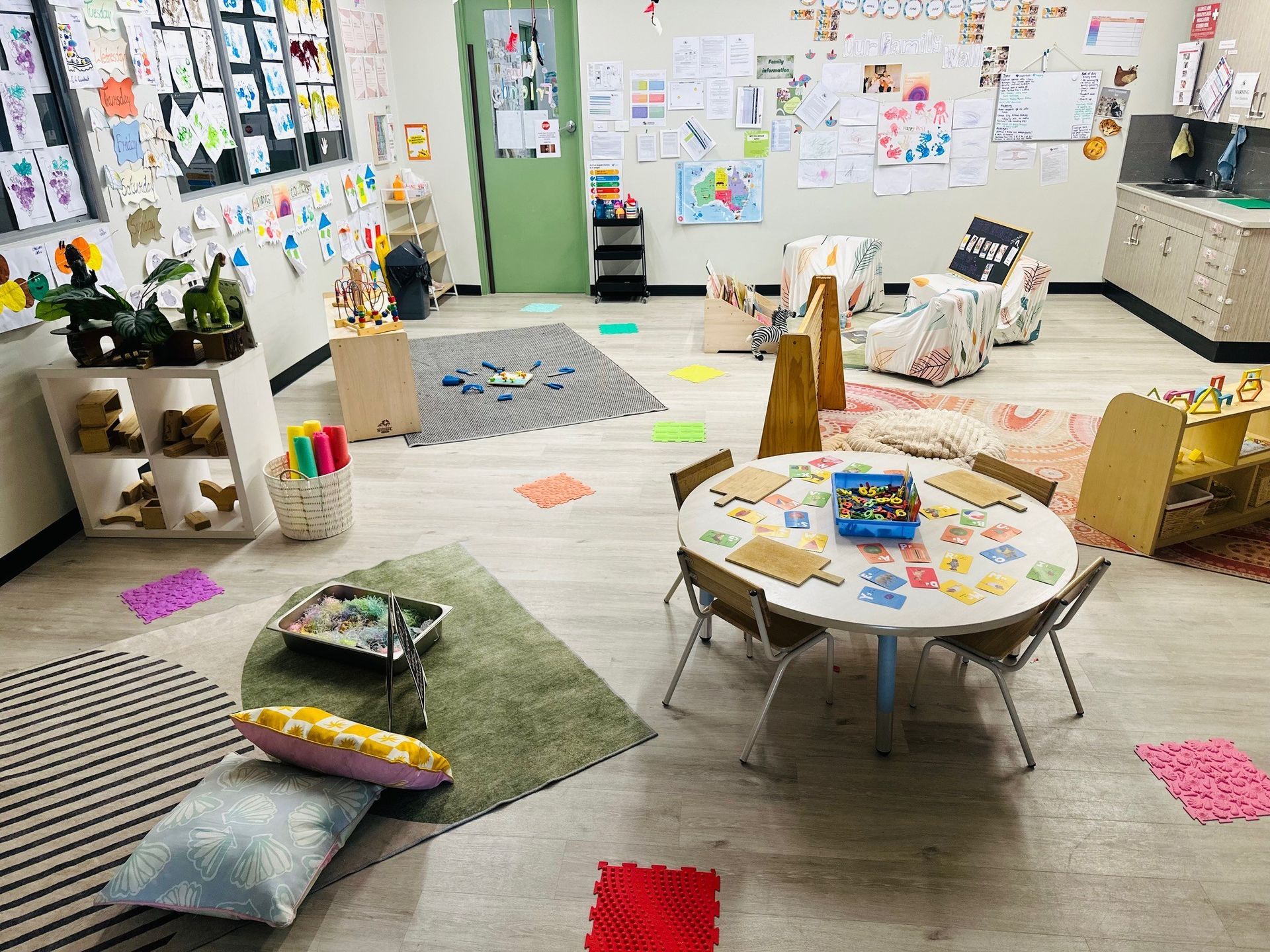 kids chairs inside a room