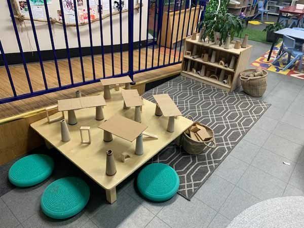 play table with blocks