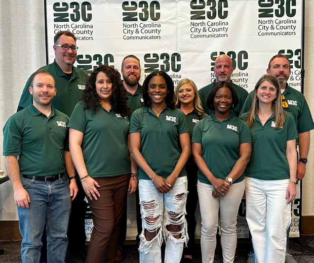 The 2025–26 NC3C Board of Directors posing together