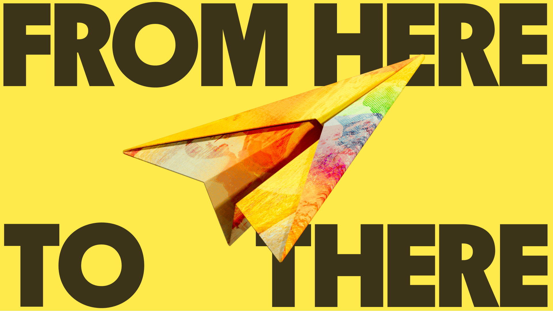 Imagem promocional da Wise com a tagline: From here to there