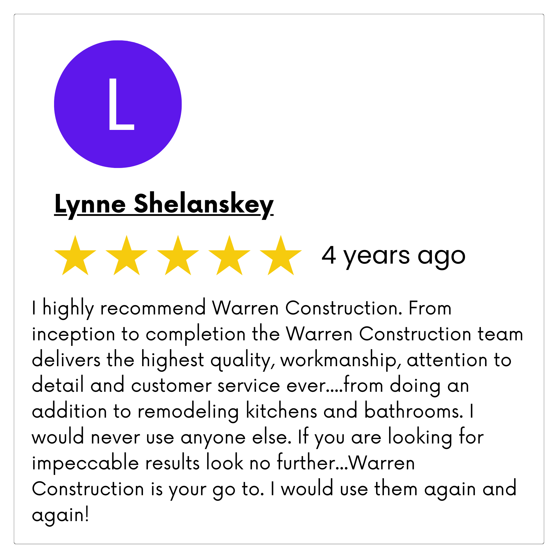 A review of warren construction by lynne shelansky