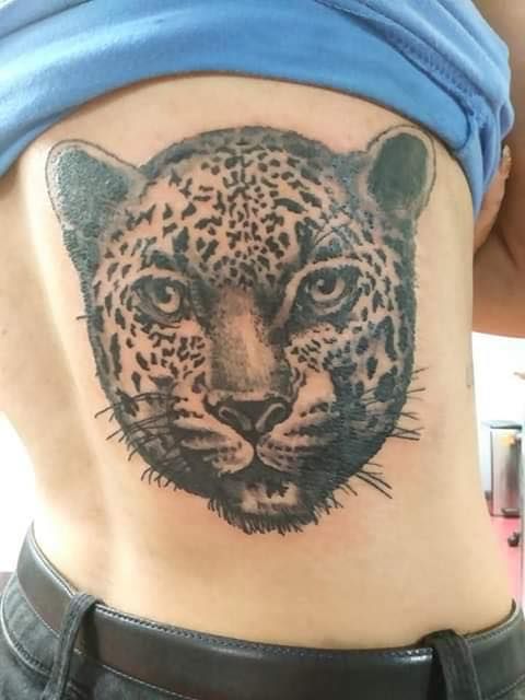 cheetah tattoo design
