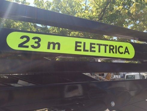 Piattaforma 23 metri elettrica