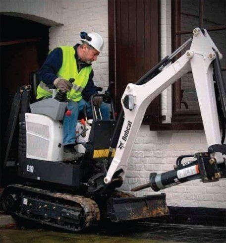 miniescavatore, macchinari di piccole dimensioni