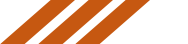 three orange lines on a white background .