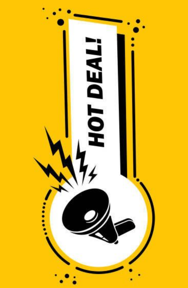 Yellow poster with 