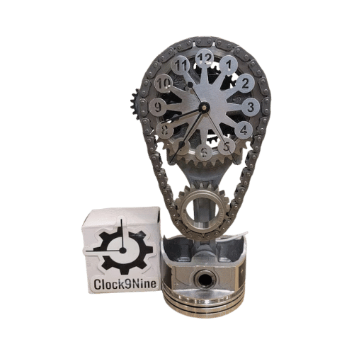 Engraved Chevy Big Block V8 Clock