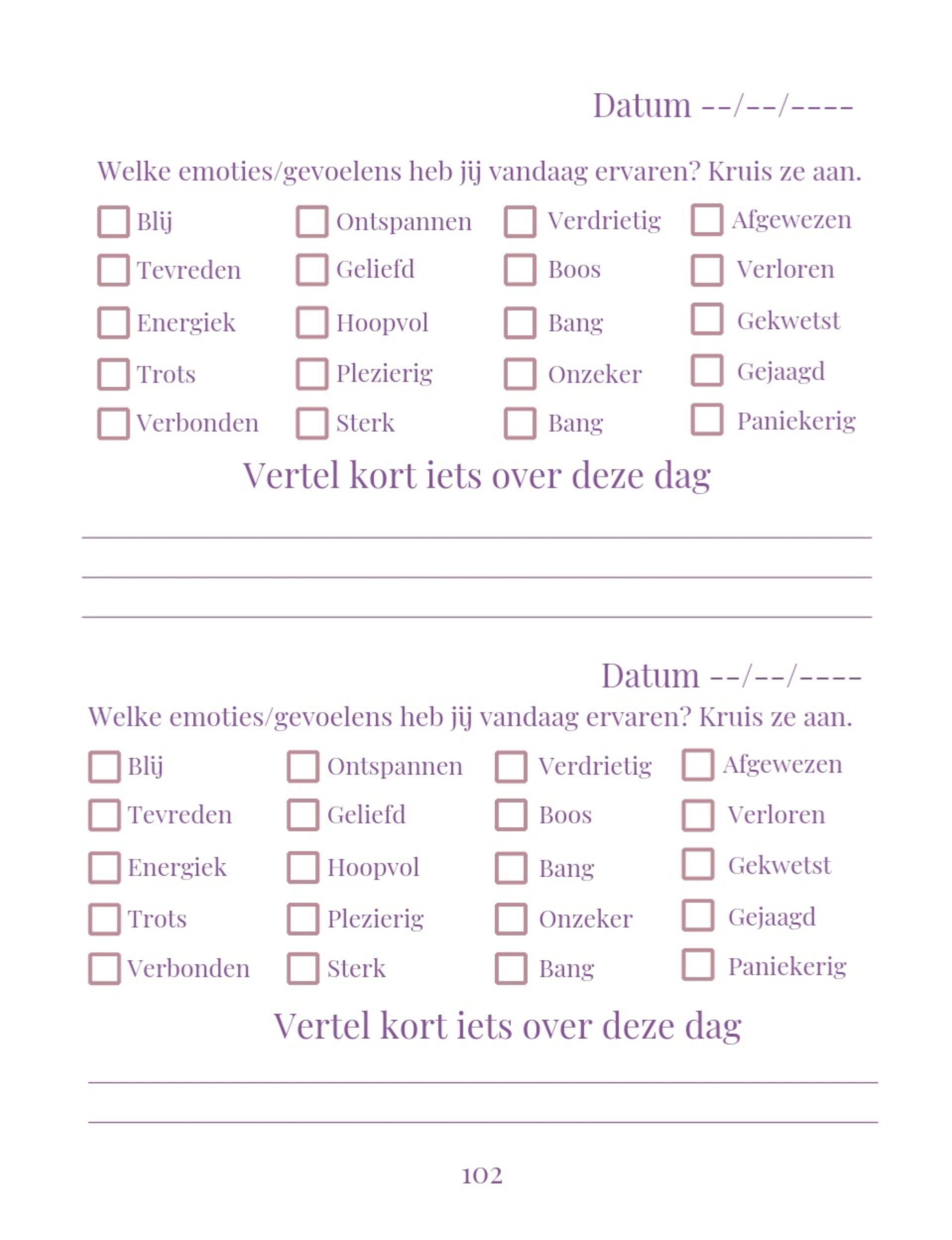 Rouwen in vertrouwen/ rouwjournal/ rouw werkboek