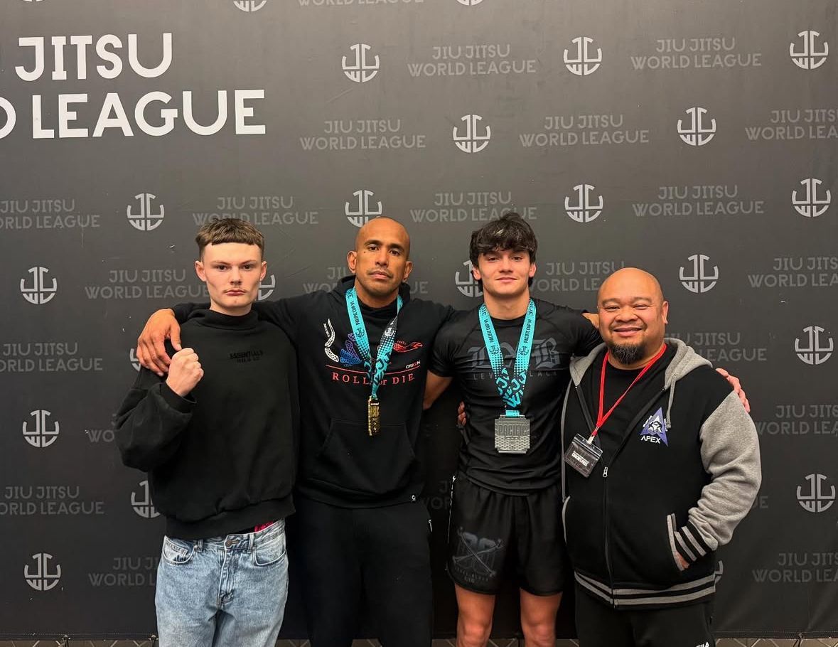 Practicing advanced ground grappling drills at Vacaville Grappling Academy to improve skills.