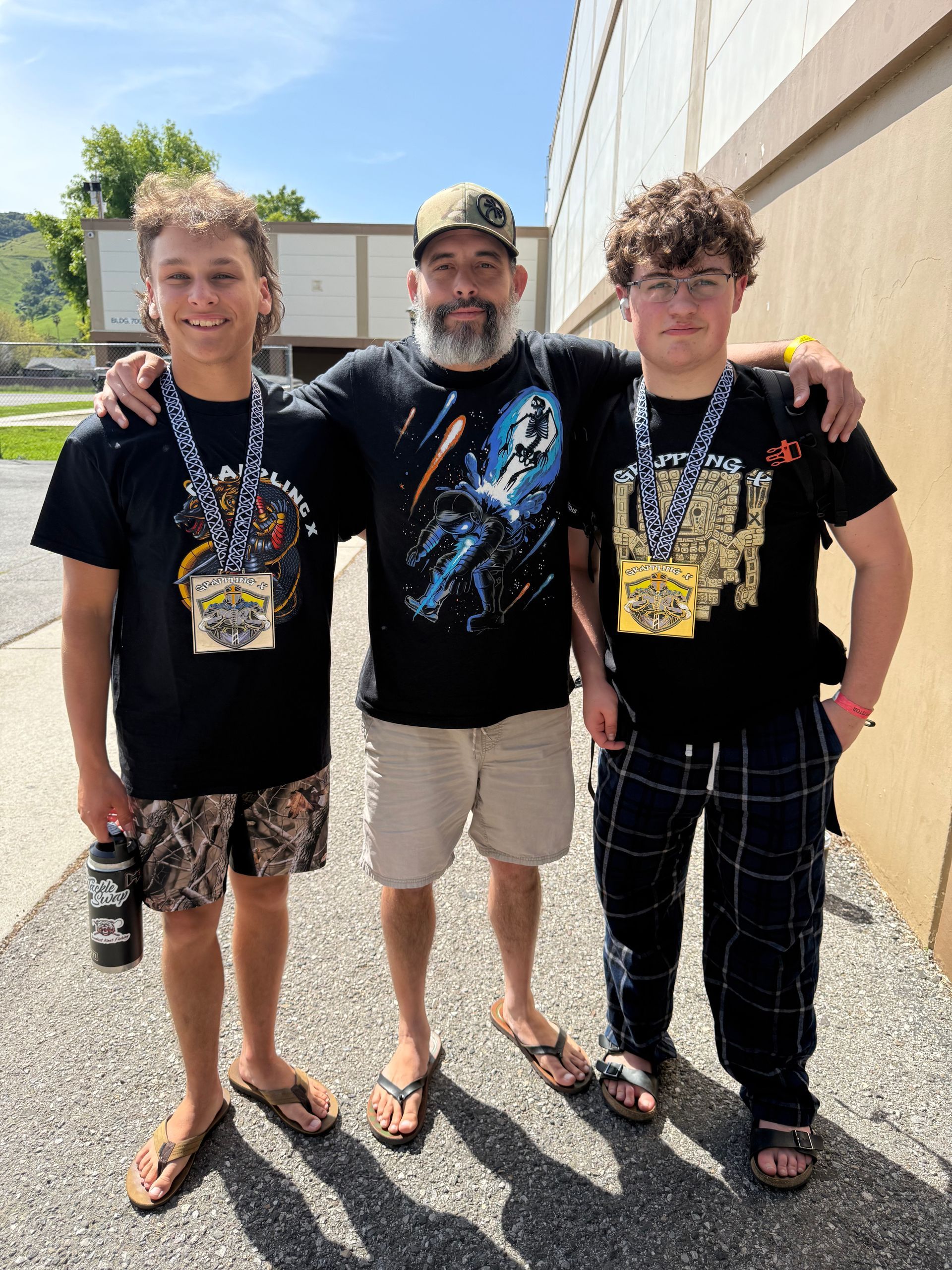 Adults practicing grappling drills at Vacaville Grappling Academy in Vacaville, CA.