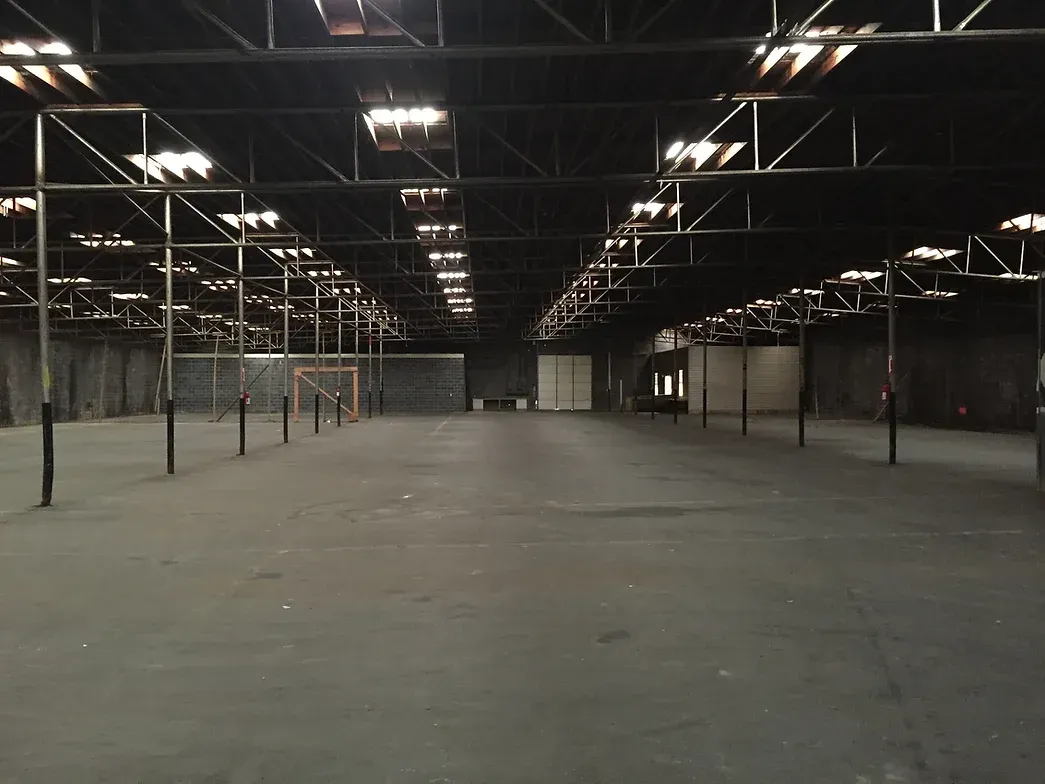 An empty warehouse