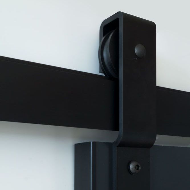 Barn door hardware