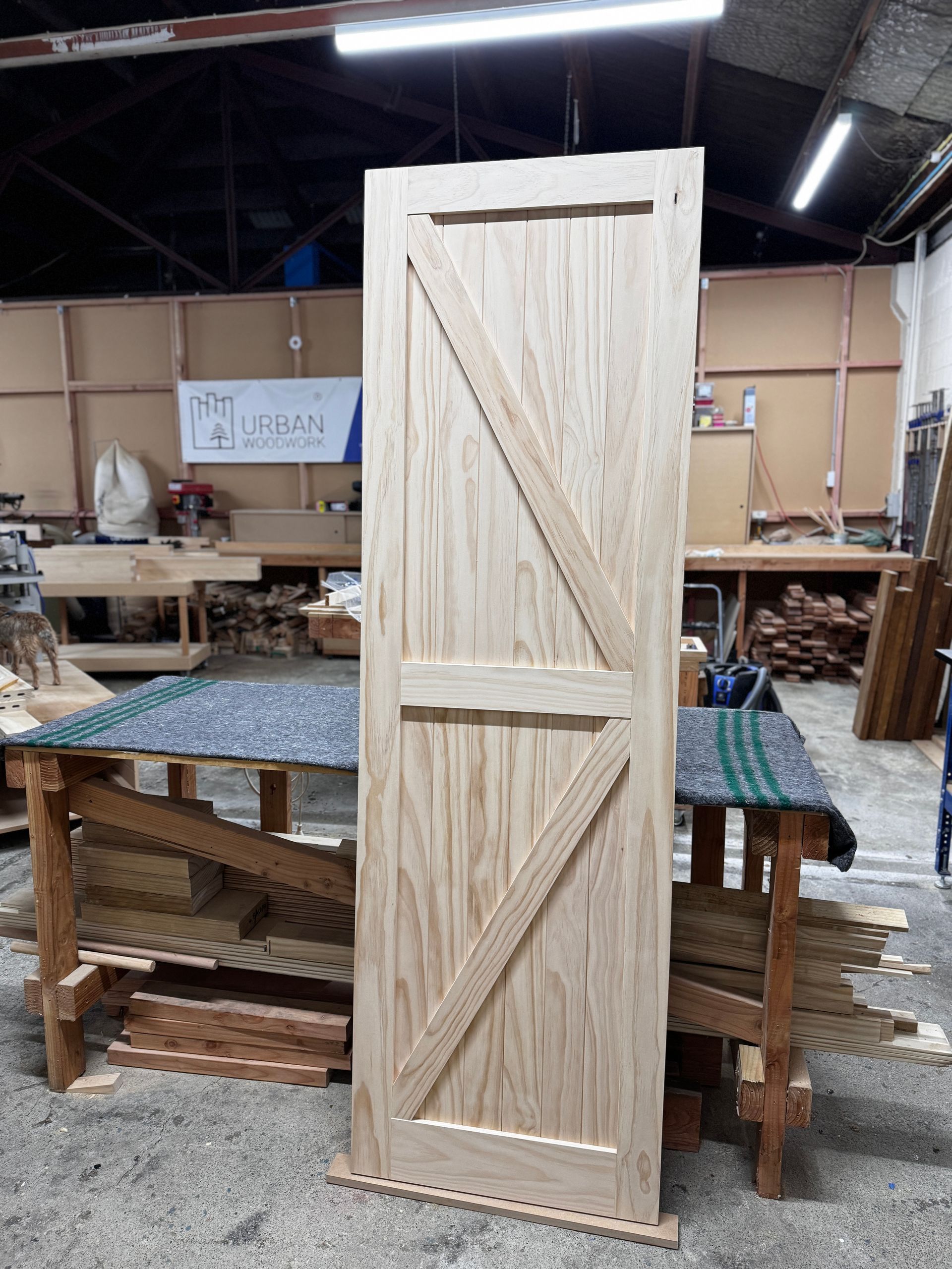 narrow barn door