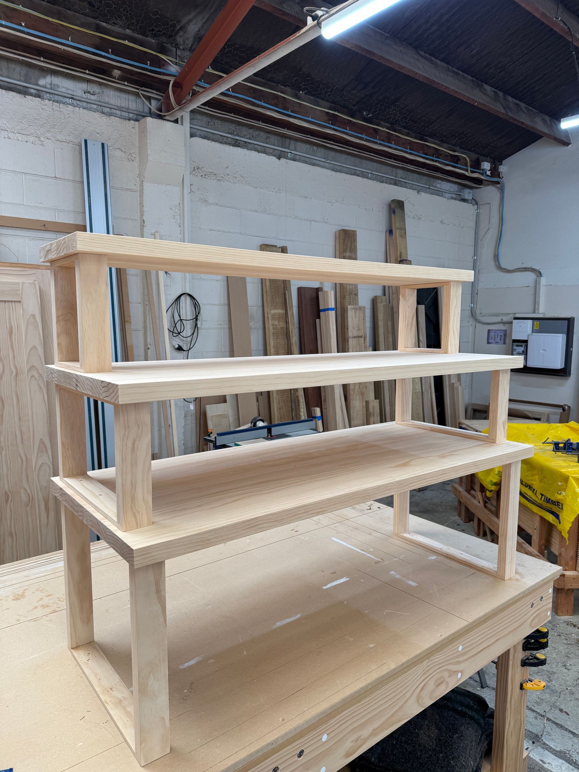 Custom shelving