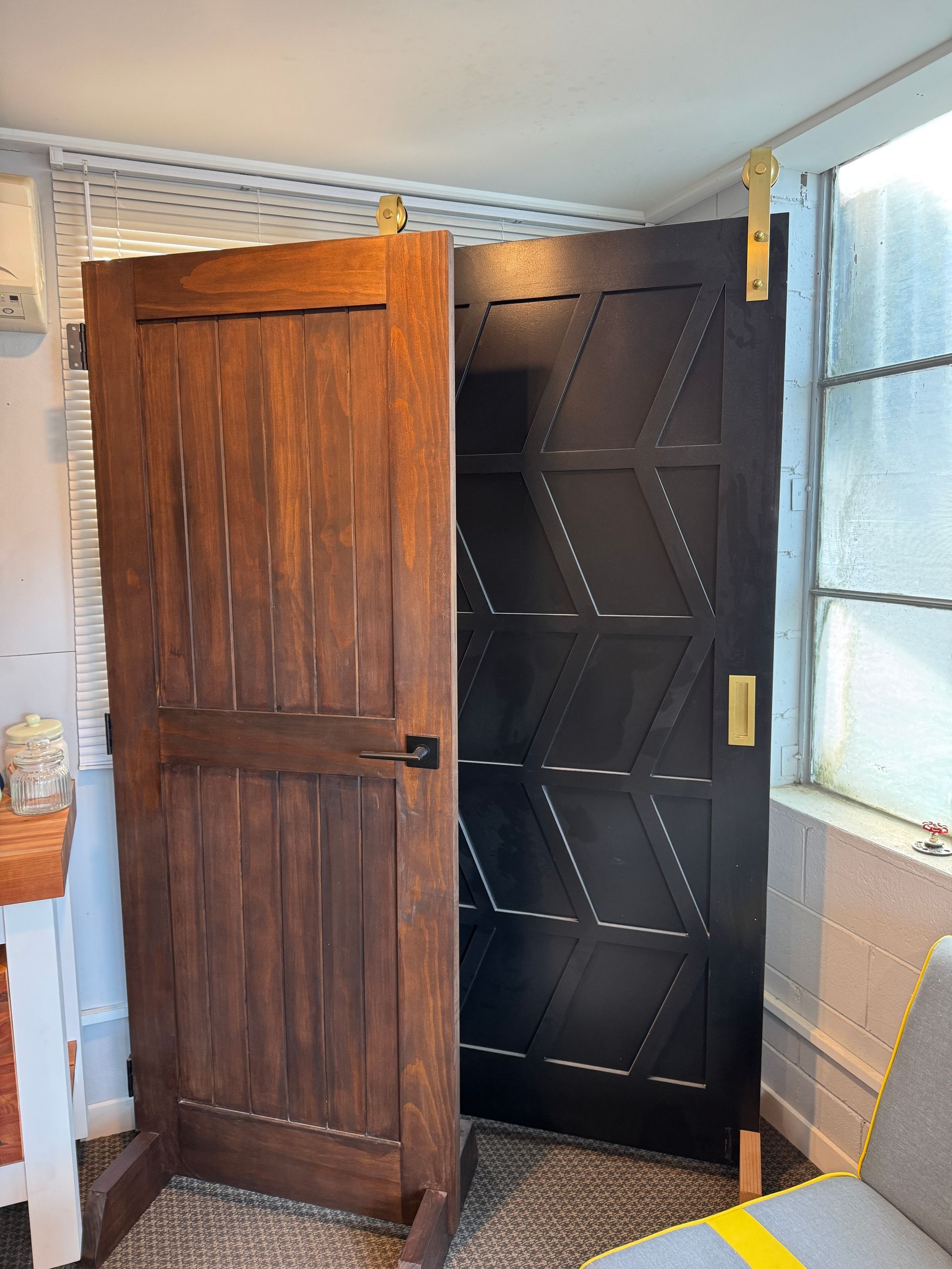 interior doors in showroom