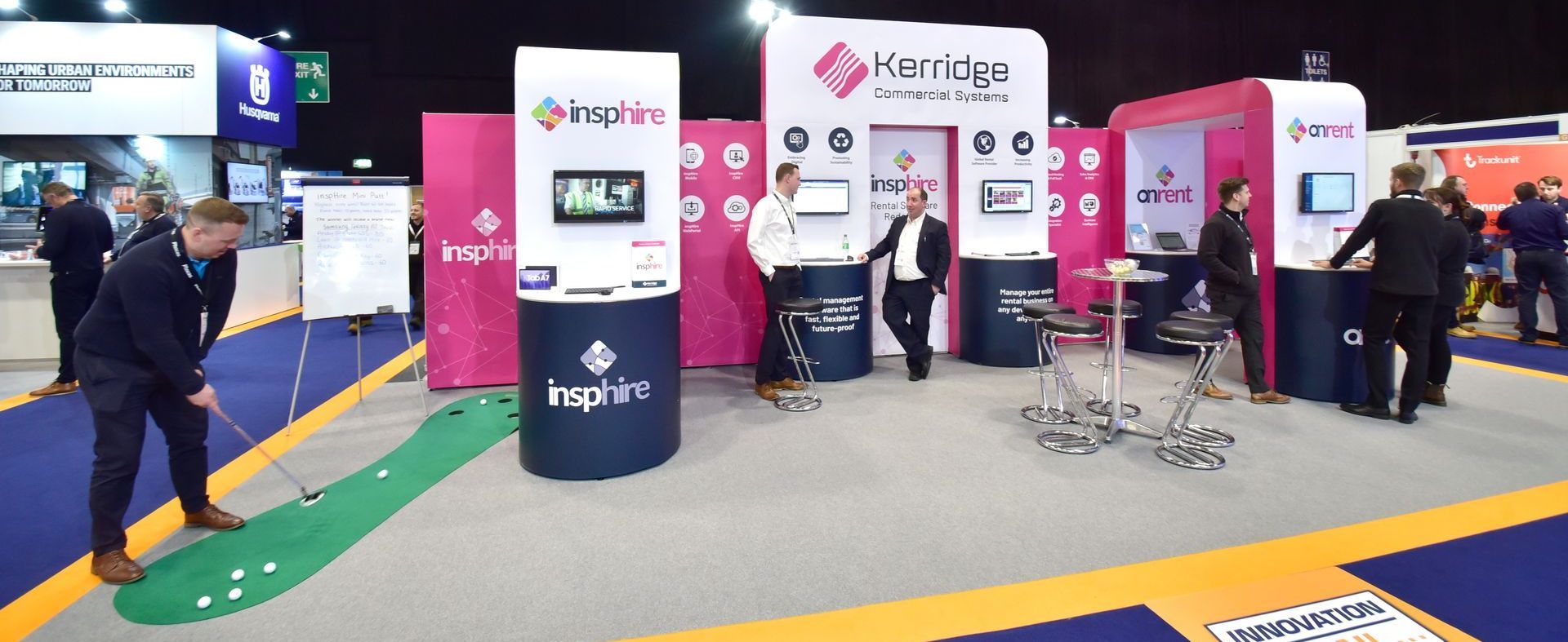 Exhibition Stand by Tecna UK for InspHire