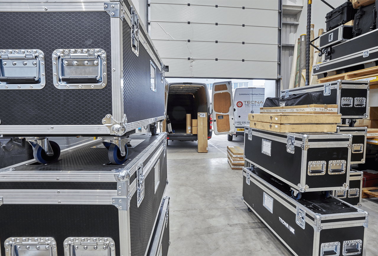 Flight Cases Transport for Exhibition Stand Modular Display