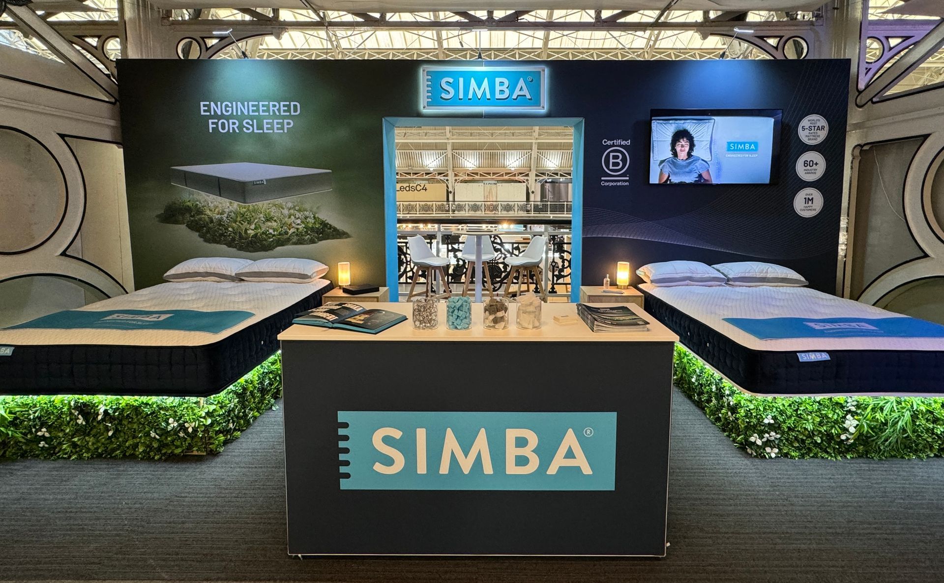 Simba Sleep Exhibition Stand Design at BDC London