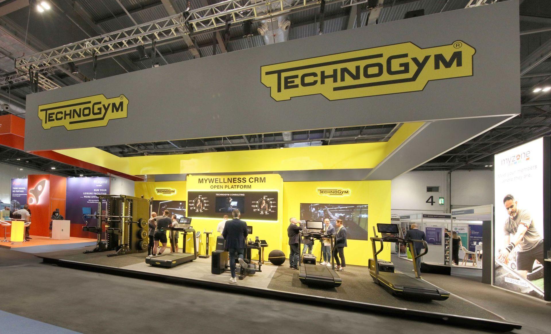 Exhibition Stand by Tecna UK for Technogym
