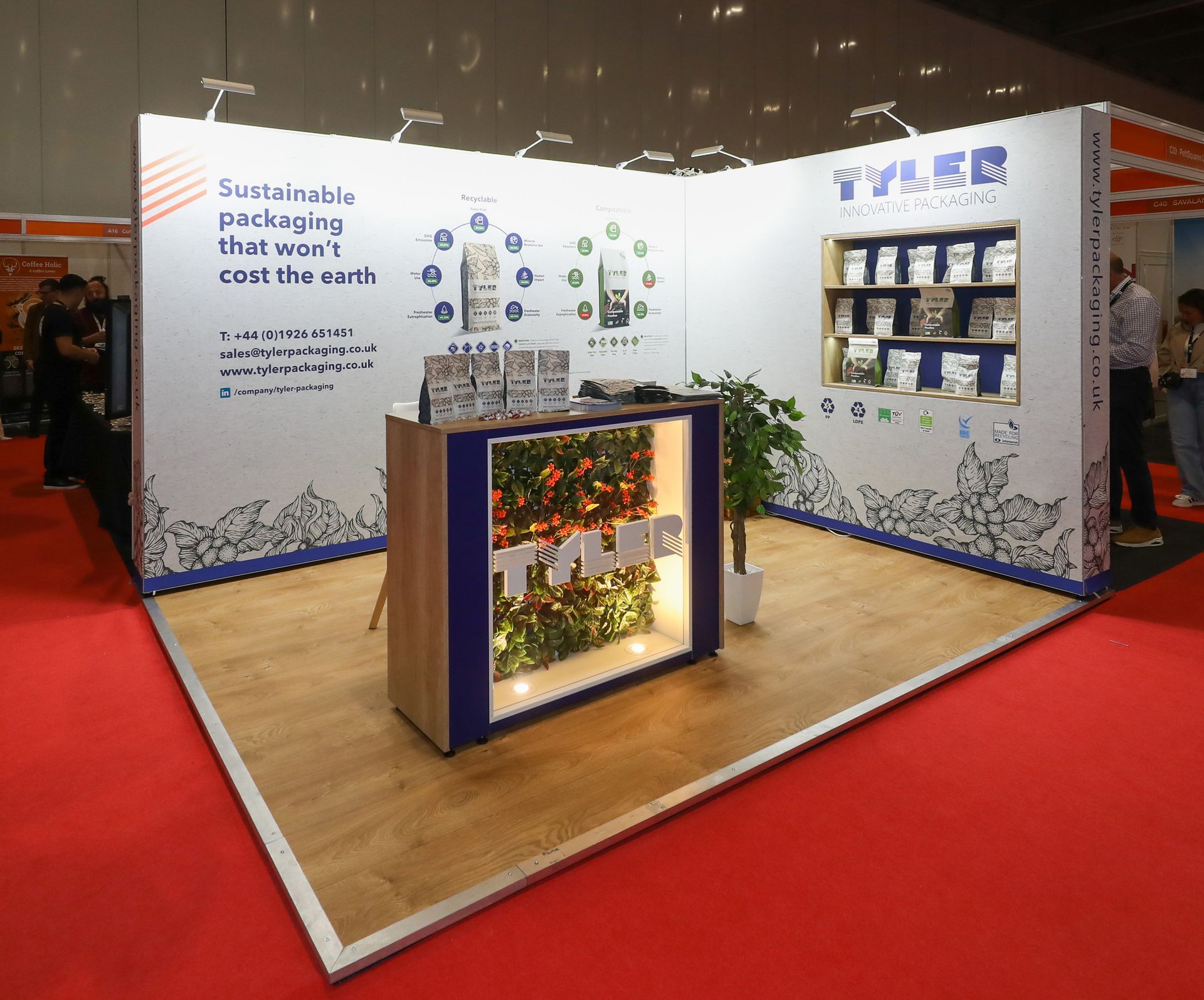 Sustainable exhibition stands