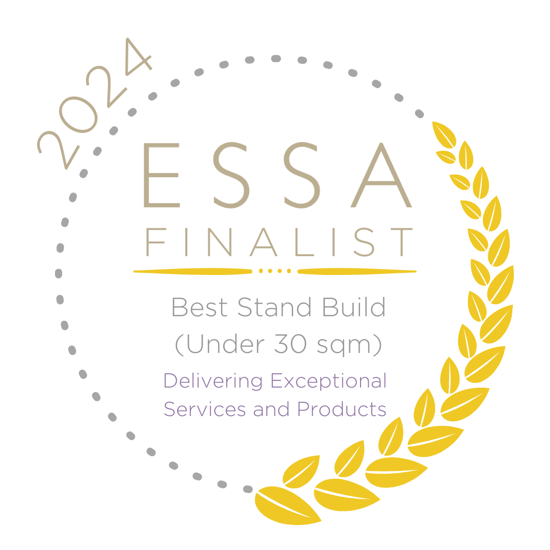 Best stand build services for events and exhibitions ESSA Awards finalist