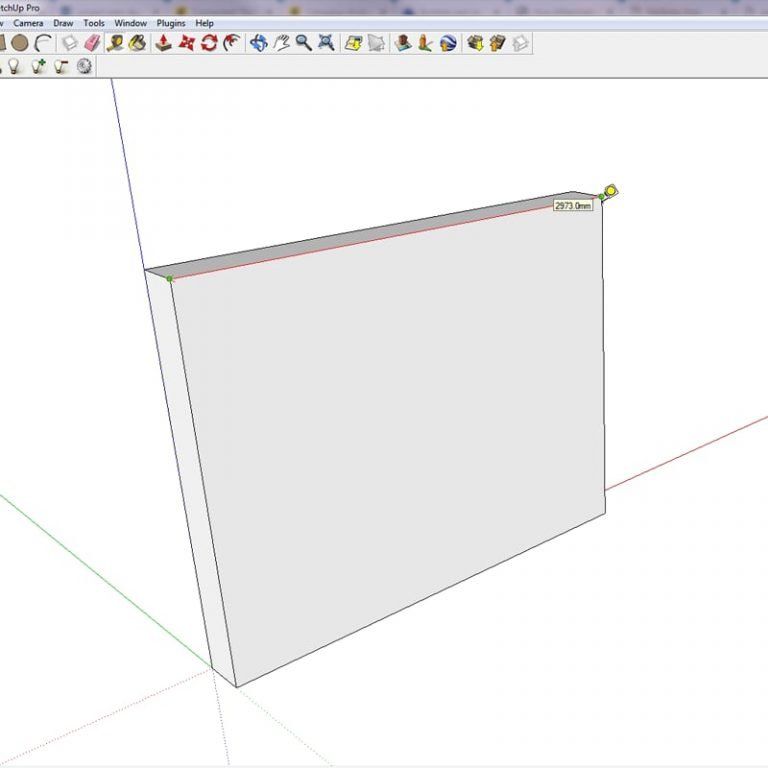 How to apply imaged in sketchup part 1