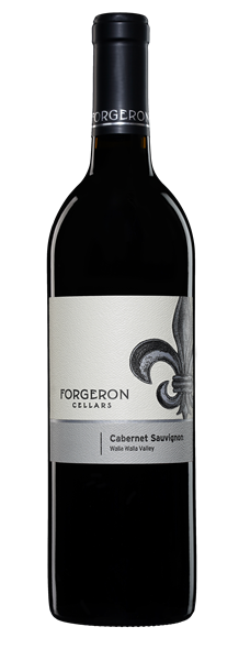 A bottle of pigeron cabernet sauvignon wine on a white background